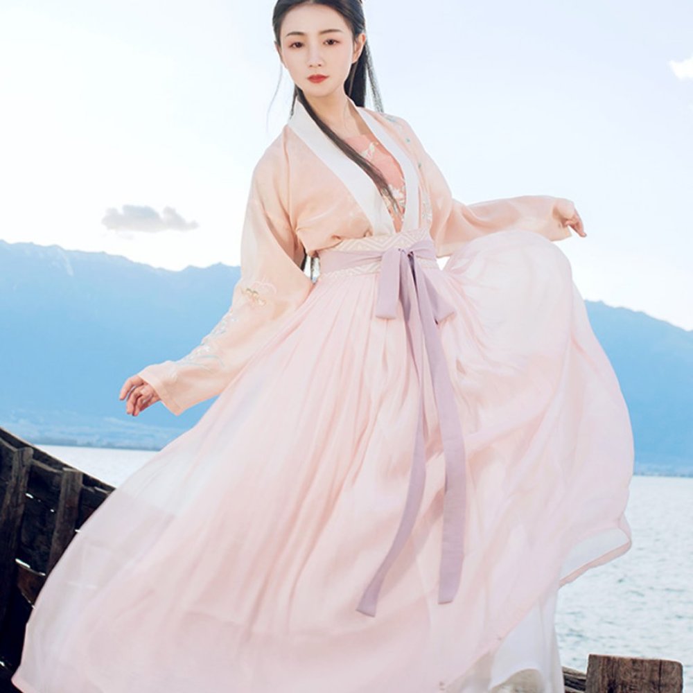 Monarch Butterfly Embroidered Camisole Top | Women Traditional Hanfu #76